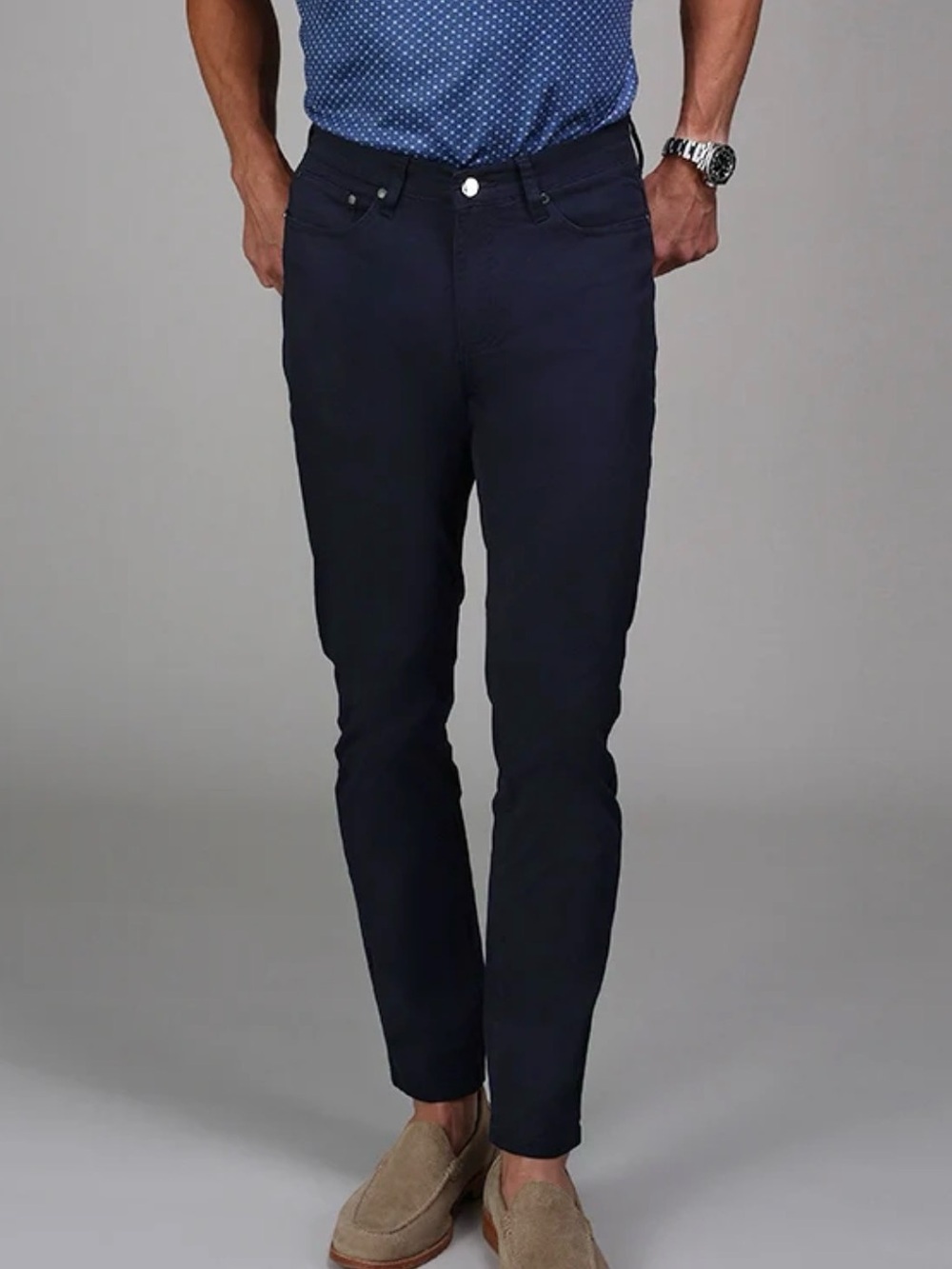 CEO Chino Five Pocket Cotton Stretch Pants 38x30